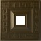 Ekena Millwork Eris Ceiling Medallion (Fits Canopies up to 9 7/8"), 18"W x 18"H x 3 1/2"ID x 1 1/8"P, Brass CM18ERBRS - alternate 1